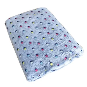 Coperta morbida in flanella coperta luminosa coperta per bambini coperta per pisolino punti coperta per divano - Foto 1 di 8