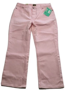 New Caslon Of Nordstrom Women’s Sz 10 Fresh Pink Cropped Denim Jeans 30X24” - Picture 1 of 8