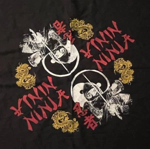 21 X 21" BANDANNA~ NINJA~ 1980's~ NEW OLD STOCK - Picture 1 of 8