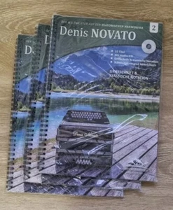 Denis Novato Accordion Sheet Music Book With Cd 2nd Edition - Picture 1 of 3
