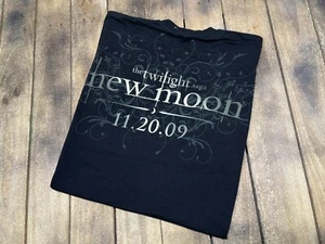 M * TWILIGHT New Moon movie t shirt * edward the saga vtg * ET10 - Picture 1 of 5