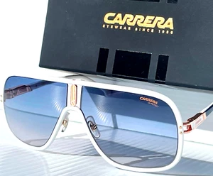 CARRERA Flaglab 11 White Frame Gradient Blue Lens Sunglass VK608 - Picture 1 of 14