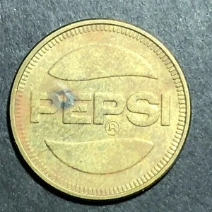 22mm Pepsi Camelot Park Brass Token - Modesto, CA - Picture 1 of 4