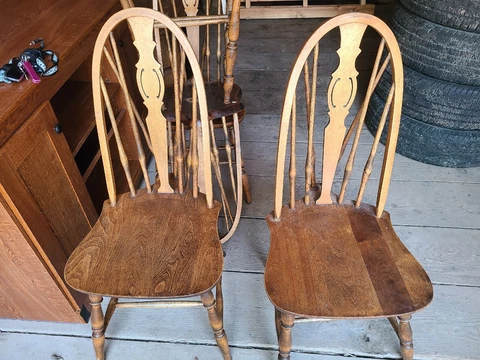 Antique Windsor Chairs Vintage Cover