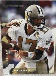 1997 Donruss Saints Football Karte #102 Jim Everett - Bild 1 von 2