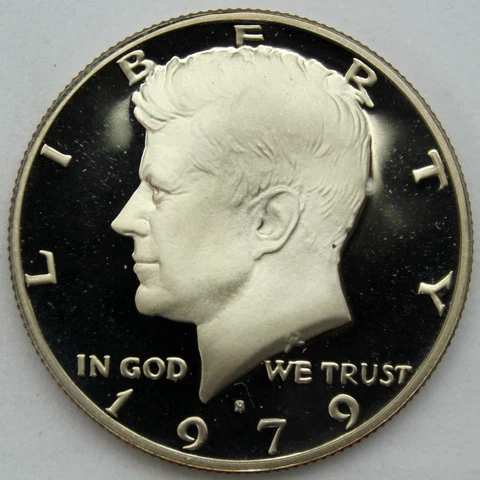 1979-S Type 1 Proof Kennedy Half Dollar Cover