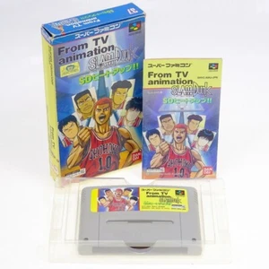 SLAM DUNK SD HEAT UP Nintendo Super Famicom SFC Japan Import NTSC-J Comp Used - Picture 1 of 5