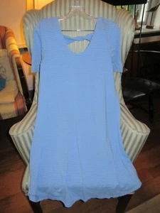 NWT!!..FRESH PRODUCE PINSTRIPE DESIGN MIKA DRESS ON BAYSIDE  (M) . RET: 75.00 - Picture 1 of 4