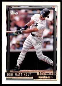 1992 Topps Gold Winner Don Mattingly  Card # 300 *** N.Y.Y.** Gradable ***  - Picture 1 of 2