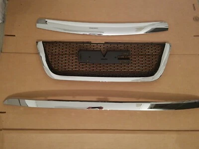 Juego de 3 piezas parachoques delantero ACADIA 2007-2012 moldura cromada, rejilla y capó cromado Foto 1 de 4