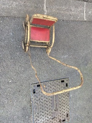 ANCIENNE POUPEE TOLE LANDEAU JOUET - Photo 1/4