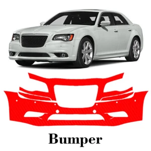 Front bumper PreCut PPF Paint Protection Film For Chrysler 300 SRT8 2012-2014 - Picture 1 of 7