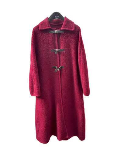 HERMÈS Cappotto rosso vintage Hermés taglia 42