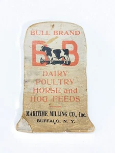 BULL BRAND FEEDS, Maritime Milling, Buffalo, NY Advertising Folder w/ Needles - Picture 1 of 4