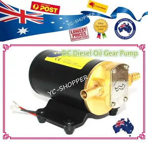12V 24V Biodiesel Diesel Light Fuel Oil Gear Transfer Pump 14L/min - Picture 1 of 2