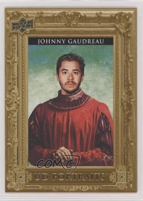 2023-24 Upper Deck Series 1 UD Portraits Johnny Gaudreau #P-3 - Image 1 of 2