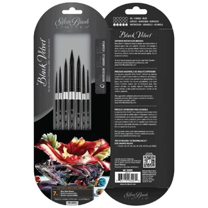 WC-3207s Schwarz Samt Must-Have Runden Set, Pinsel für Aquarell, Goua... - Bild 1 von 6