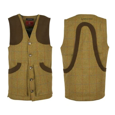 Dog & Field Heritage Forest Tweed Vest Durable Water Resistant -Unisex | S-4XL - Image 1 of 4