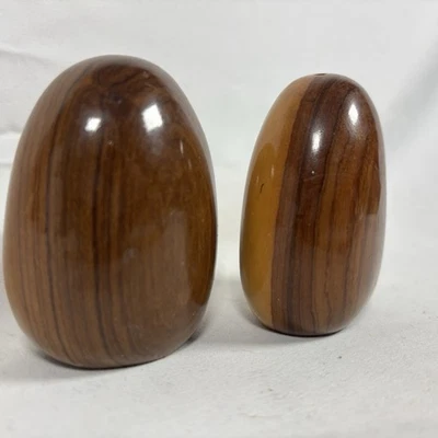 Vintage Wooden Salt and Pepper Shakers  Set 1970’s - image 1 of 4