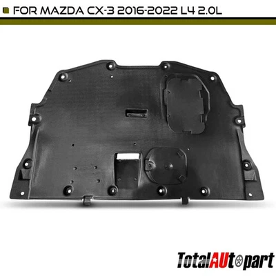 Protector contra salpicaduras de motor para Mazda CX-3 2016 2017 2018 2019 2020 2021 2022 AWD delantero Foto 1 de 4