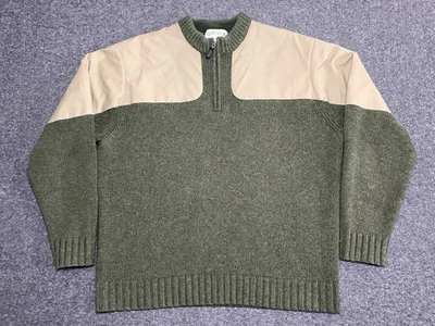 Vintage Orvis Shetland Wool 1/4 Zip Pullover Sweater Mens Large Outdoor Gorpcore - Image 1 of 4