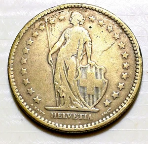 SVIZZERA - LOTTO DI DUE MONETE IN ARGENTO INIZI 1900 - BUONA CONSERVAZIONE - Foto 1 di 4