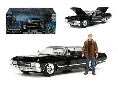 JADA 1:24 1967 CHEVROLET IMPALA & DEAN WINCHESTER FIGURA "SOBRENATURAL" 32250-P1 Foto 1 de 4