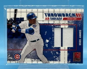 2003 Donruss Elite Throwback Threads #TT-27 Sammy Sosa Cubs 90/250 - Picture 1 of 6