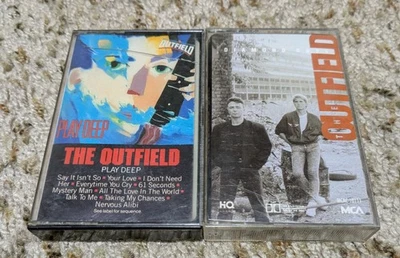Кассетная лента OUTFIELD Play Deep & Diamond Days лот из 2 английских поп-музыки ПРОТЕСТИРОВАНА! - Изображение 1 из 4