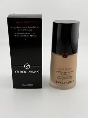 Giorgio Armani Power Fabric+ Ultra Longwear Weightless Matte Foundation #5 SPF25 - Image 1 of 4