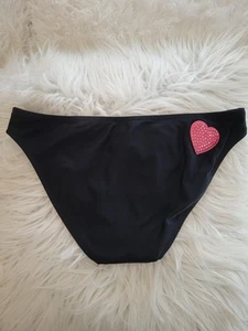 Victoria's Secret Hipster Bikini Swimsuit Bottoms, Medium, Black - Picture 1 of 3