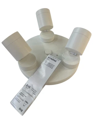 Nuevo foco de techo blanco IKEA NYMANE 3 luces 903.597.73 Foto 1 de 3
