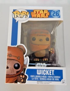 Funko Pop! Star Wars Wicket #26 abovedado (protector incluido) - Imagen 1 de 6