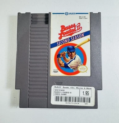 Bases Cargadas 2 Segunda Temporada Nintendo NES Juego Béisbol Auténtico Probado ML414 Foto 1 de 3