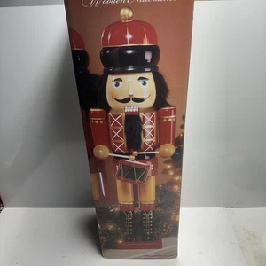 Großer 24" Holz Nussknacker Kirkland handbemalt 387709 Vintage in Box! - Bild 1 von 13