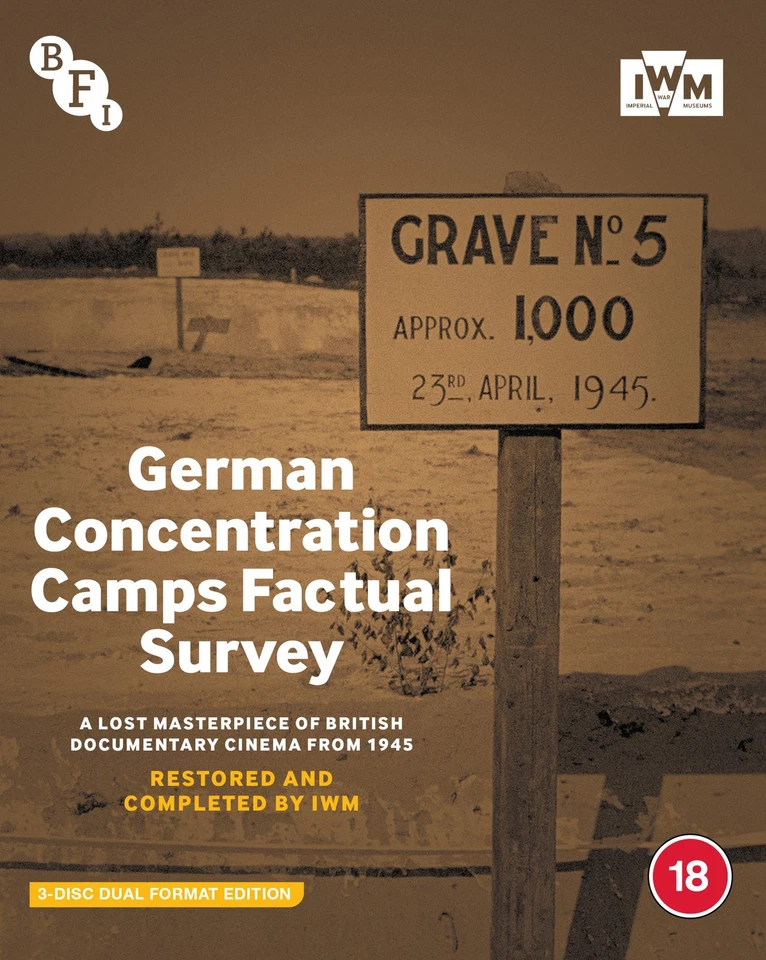 German Concentration Camps Factual Survey Blu-ray DVD Hitchcock Nazi Ww2 Bfi Blu