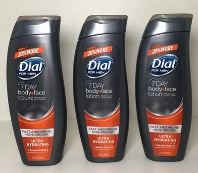 Loción reponedora de 3 esferas para hombres 7 días cuerpo + cara rápida absorción no grasa 12 oz Foto 1 de 2