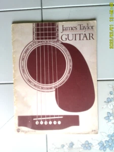 Rare Vintage James Taylor Guitar Songbook Sheet Music Tabs 1979 11 Songs Used - Bild 1 von 1