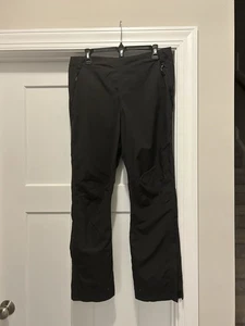 Pantalones de golf impermeables medianos Zero Restriction para mujer negros GoreTex cremallera al tobillo usados en excelente estado - Imagen 1 de 10