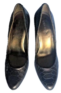 Nine West Brown Leather Upper High Heel Pumps Size 6M - Picture 1 of 5