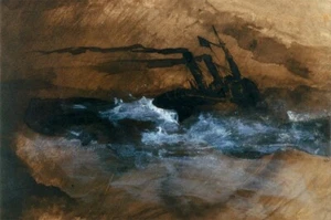 Toilers of the Sea : Victor-Marie Hugo : 1818 : Archival Quality Art Print - Picture 1 of 2