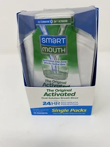 SmartMouth The Original Activated Dual-Solution Breath Rinse Single Packs (10) - Picture 1 of 2