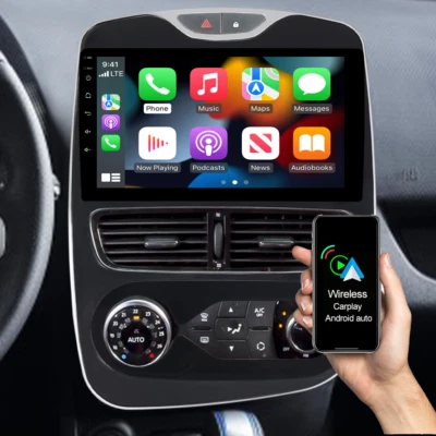 Autoradio Navigatore Android Carplay 2+32GB WiFi per Renault Clio MK4 2012-2018 - Immagine 1 di 4