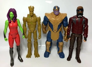 Marvels Guardians Of The Galaxy 12" Action Figure Bundle x 4 figures hasbro (G3) - Picture 1 of 8