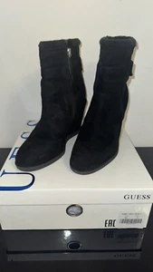 GUESS WARD - Keilstiefelette, Größe 39, schwarz - Bild 1 von 16