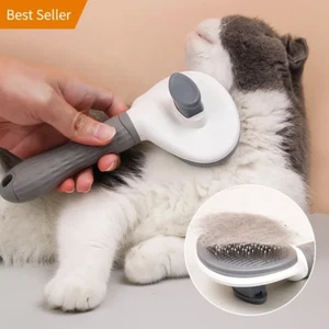 Pet Hair Remover Dog Cat Comb Grooming Massage Deshedding Cleaning Brush - Picture 1 of 6