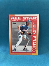 1990 Topps - All-Star #386 Julio Franco