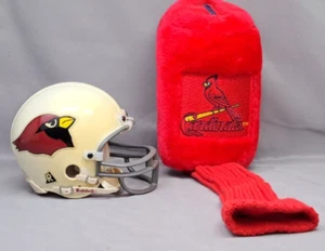 Arizona Cardinals NFL Football Riddell Mini Helmet Replica + Golf Club Headcover - Picture 1 of 9