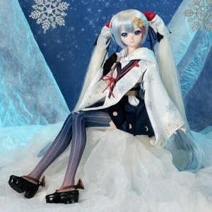 Volks Dollfie Dream DD Hatsune Miku Red-crowned Shrine Maiden Outfit Set USED JP - Picture 1 of 8