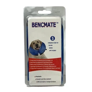 BENCMATE Protective Inflatable Collar for Dogs Size Small Blue - Picture 1 of 4